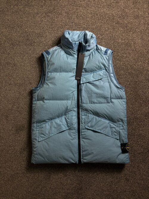Stone Island Garment Dyed Crinkle Reps Gilet