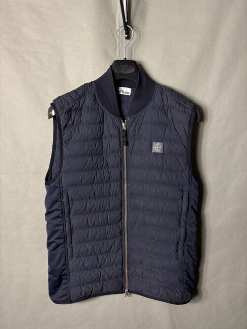 Stone Island Loom Woven Nylon Stretch Down Gilet