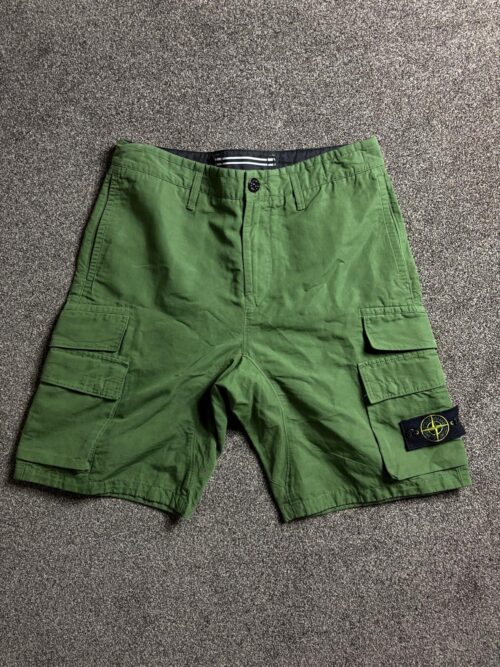 Stone Island Cargo Shorts Green