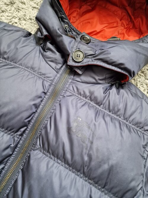 Burberry Down Bomber Jacket Navy