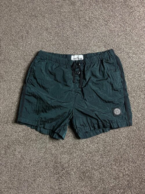 Stone Island Nylon Metal Swimshorts – Dark Green