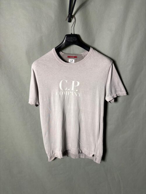 CP Company Lettering T-Shirt – Light Grey