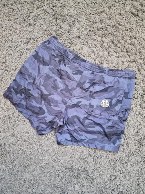 Moncler Swim Shorts Camo Blue