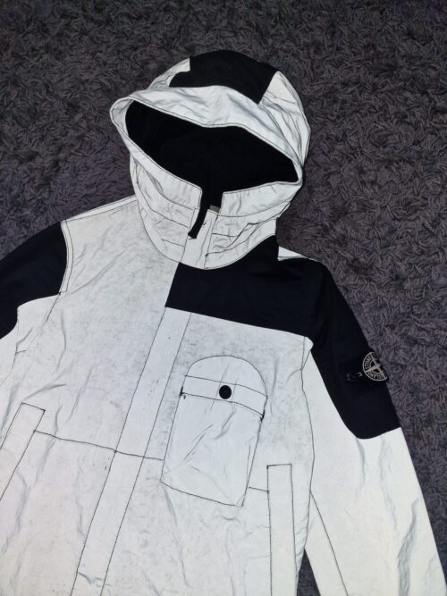 Stone Island Reflective Kids Jacket Grey