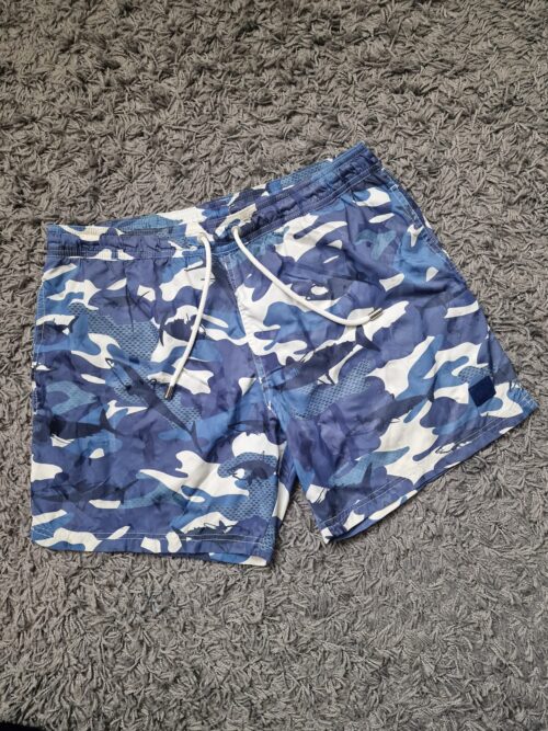 Paul & Shark Swim Shorts Camo Blue