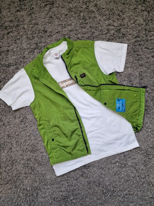 Paul & Shark Shimmer Gilet Green