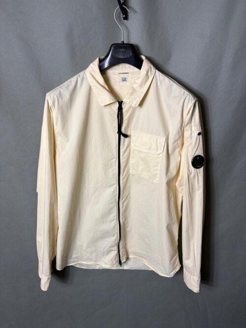 CP Company Garment Dyed Overshirt - Beige