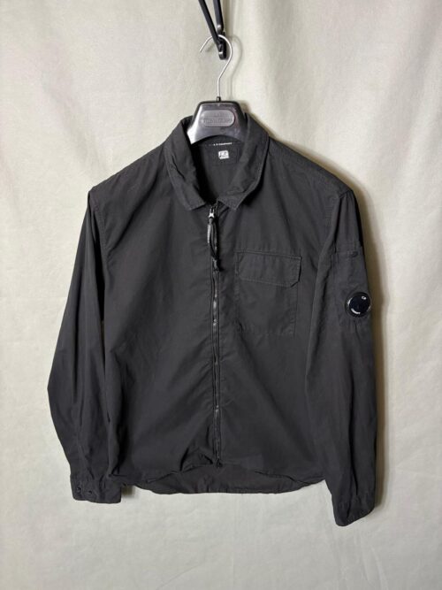 CP Company Garment Dyed Overshirt - Black