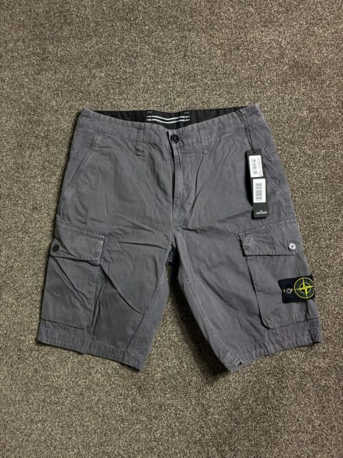 Stone Island Cargo Shorts - Grey