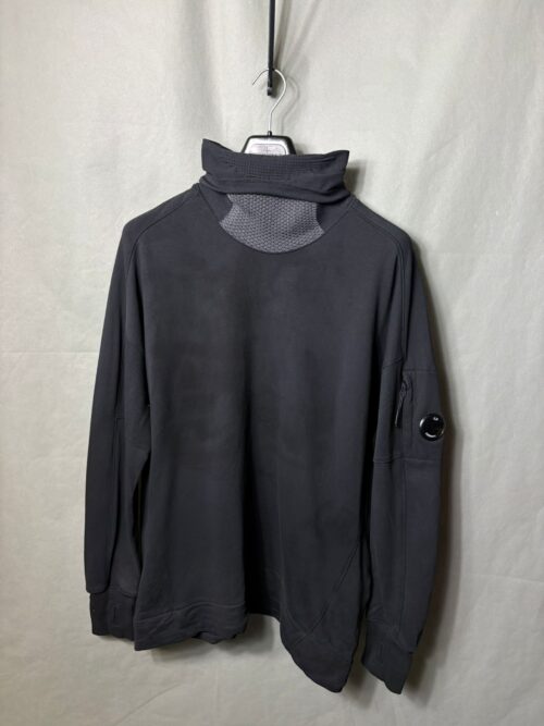 C.P. Company High Neck Sweatshirt – Black