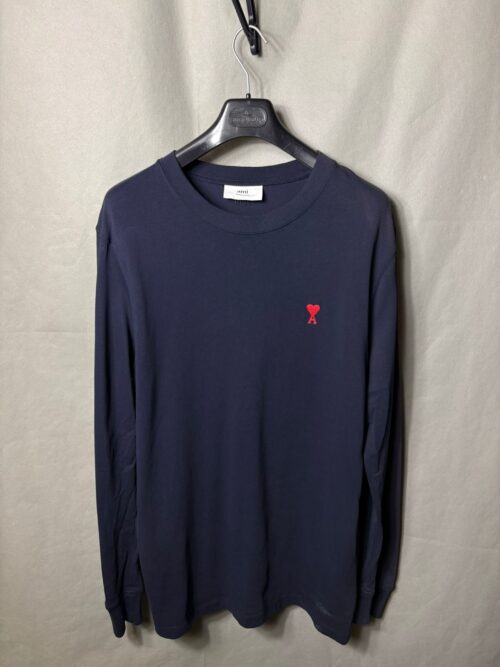 AMI Paris Long Sleeve – Navy