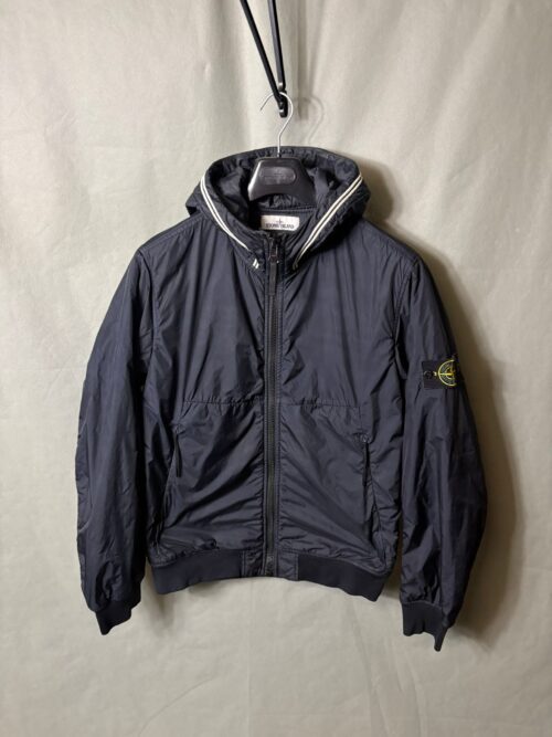 Stone Island Garment Dyed Crinkle Reps Primaloft Jacket Navy Size M